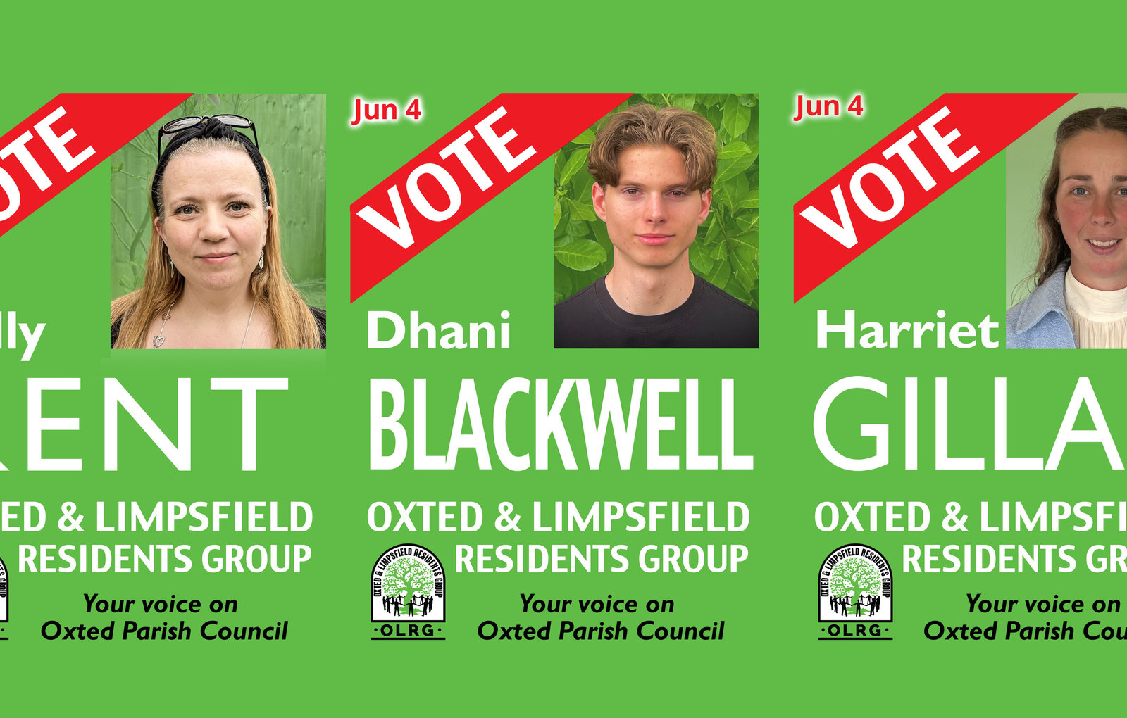 OLRG’s candidates elected to Parish Council